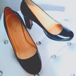 Kate Spade Women Kami Pumps Black Wooden Heels 5